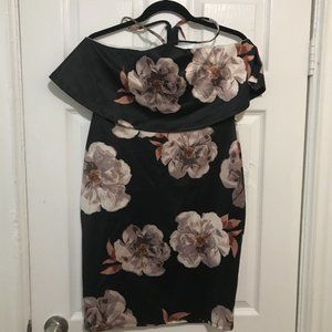 Off Shoulder Floral Dress